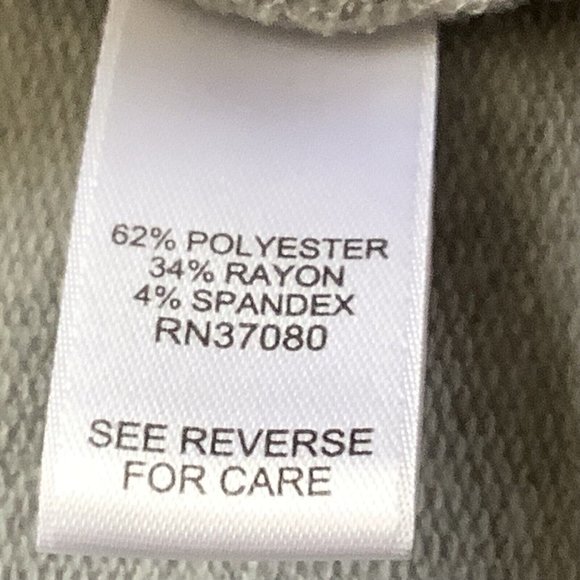 Cato Active Womens Gray Sweatshirt Cold Shoulder Top California Size Large - Picture 7 of 9